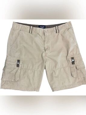 Coast 2 Coast Outfitters Men’s Cargo Shorts Size 38 Khaki Ripstop Cotton